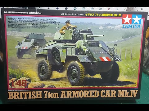 Tamiya 32587 1:48 British 7ton armored car MK.IV photo build