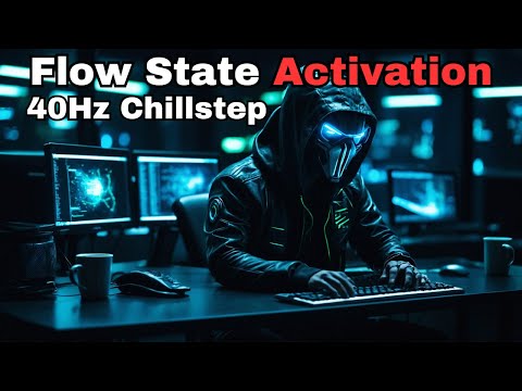 Flow State Activation | 40Hz Chillstep for Work, Programming, Coding