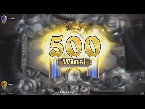 500th win w/gonk druid