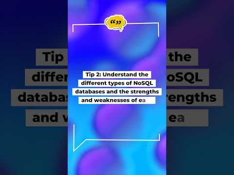 5 Tips to Master NoSQL