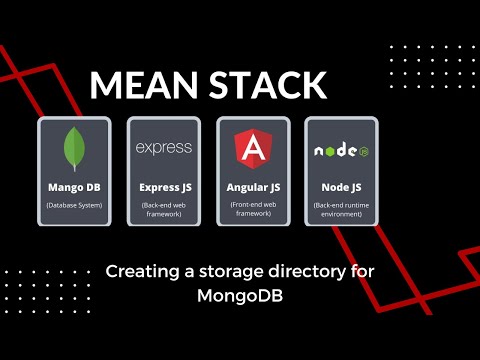 How to Creating a storage directory for MongoDB| MEAN Stack | Course | InformationTech |Tutorials#17