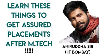 IIT NIT M.Tech Placements (2022) : Learn these things to get assured placements after M.Tech ! #iit