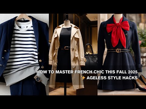 🎩 How to Master French Chic This Fall 2025 — ✨ Ageless Style Hacks