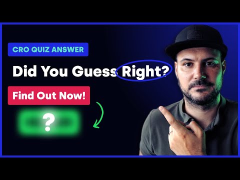 [CRO Quiz 2/10]  The BEST Element to A/B Test Revealed!