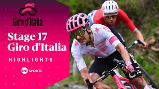 ALIVE AND KICKING! 👊 | Men's Giro d'Italia Stage 17 Race Highlights | TNT Sports Cycling