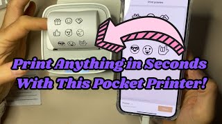 Instantly Print Anything with this Smart Pocket Printer!