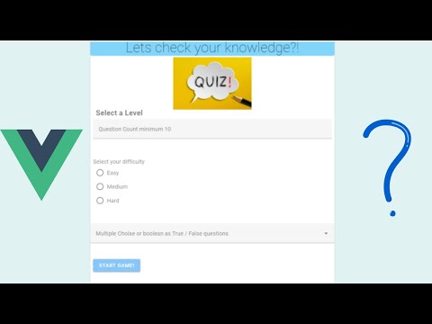 Build a Quiz Vue.js App with Vuetify and Vuex Part 1