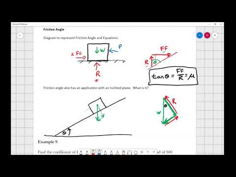 MENG2018 - Georgian College - 3rd Class - A1 - Chpt 4 - Obj 5/6 - Friction, Friction Angle
