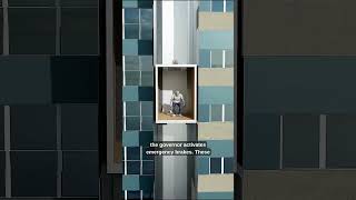 Amazing Elevator Safety You Never Knew! #engineering #technology #elevator #crush #safety