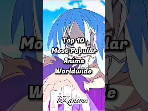 Top 10 most popular Anime worldwide #anime #animeedit