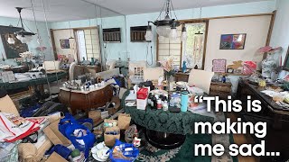 DECISION OVERWHELM in her DINING ROOM 🤯  HELPING A RETIREE DECLUTTER HER HOUSE ep. 06