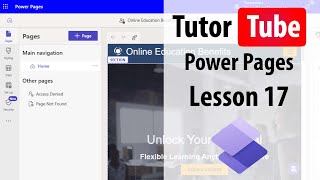 Microsoft Power Pages - Lesson 17 - Image Design Options