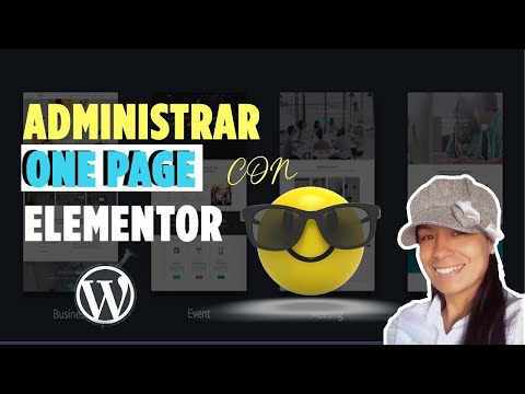 Editar web OnePage con #Elementor Page Builder - Tutorial 2021#onepage #elementor