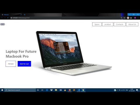 Build A Website Only Using HTML & CSS || By Only Code