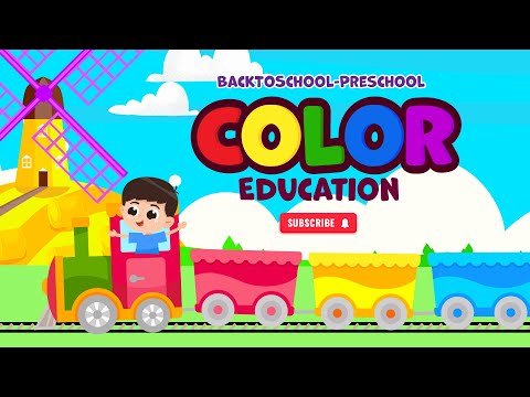 🎨 All Aboard the Color Train! |  🌈 Best Learning Video for Toddlers Learn Colors with. #LearnColors