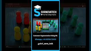 Title - Custom Segmentation  #finalyearproject #machinelearning #engineeringproject #mlproject