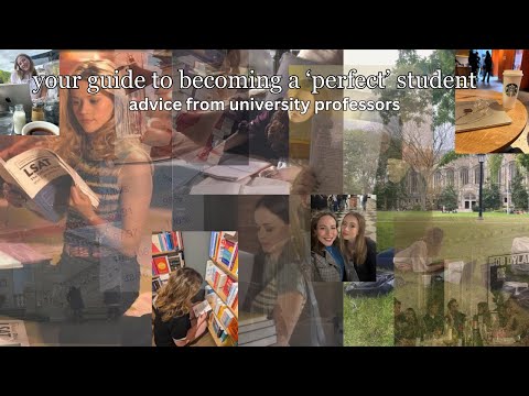 HOW TO BE THE PERFECT STUDENT advice from lecturers 👩‍🎓📗 planning, reading, finances, social life