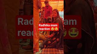 Radhika mam reaction 🤩 During protest #ssc #sscprotest2025 #shorts #shortsfeed #ssccgl