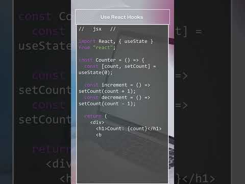 React - How to use React Hooks to manage state #react #hooks #state
