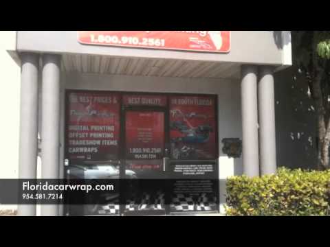 3m Certified WALL WRAP and wall design 3M vinyls by FLORIDACARWRAP