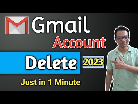 How to Delete Gmail Account Permanently I Delete Google Account 2023