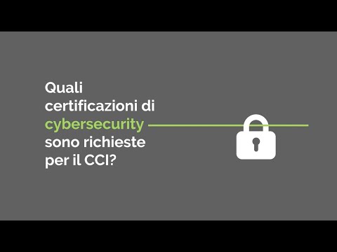 Ep2 - What #cybersecurity certifications are required for #CCI?