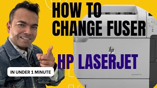 CHANGE FUSER ON HP LASERJET PRINTER #hp #hpprinter #hpprinters #hplaserjet #printer #fuser