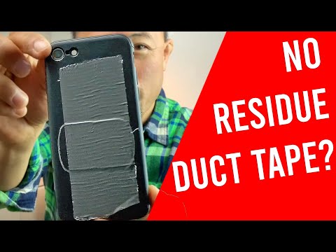 4-Week "No Residue" Duct Tape Challenge - Will this damage my iPhone case? | Ed Tchoi