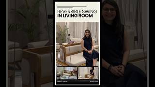 Reversible Swing in Living Room 🤩 | Interior Design Ideas #home