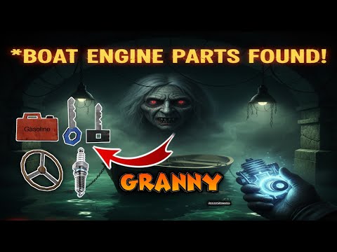 ⚙️ Granny Boat Engine Parts Found 😱 | Secret Boat Escape in Granny Horror Game | Granny @ZzzRedFF