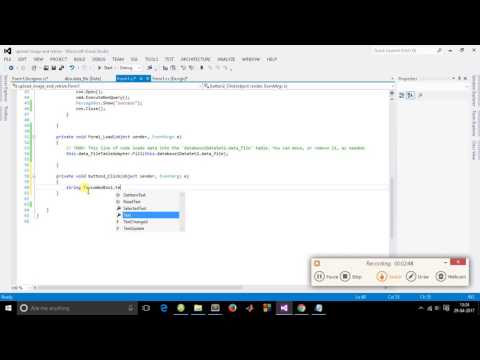 Windows Application tutorial using c#:Part 2: fetching the image and showing