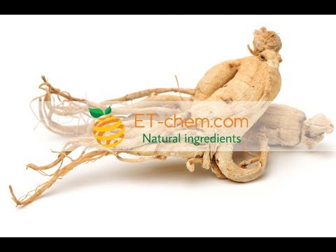 Ginseng root dry extracts, powder,Ginsenosides, Panax ginseng ,benefits, production,organic,2018