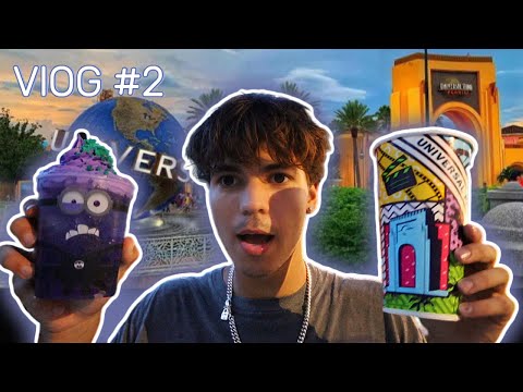UNIVERSAL  VLOG!!! NEW FOOD REVIEW??! RATING EACH RIDE!!