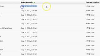 Email Opens..