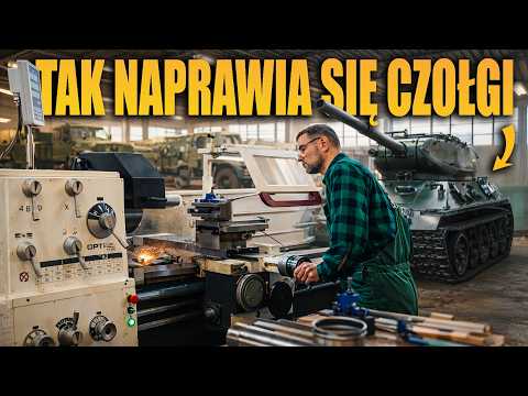 Jak naprawia się CZOŁGI? Tokarka OPTIMUM TH 6620D przy nietypowych projektach