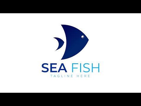 How Can we Make Fish logo Design in Adobe Illustrator By Learn New With Ayesha