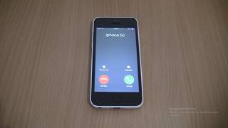 iPhone 5c White Incoming Call
