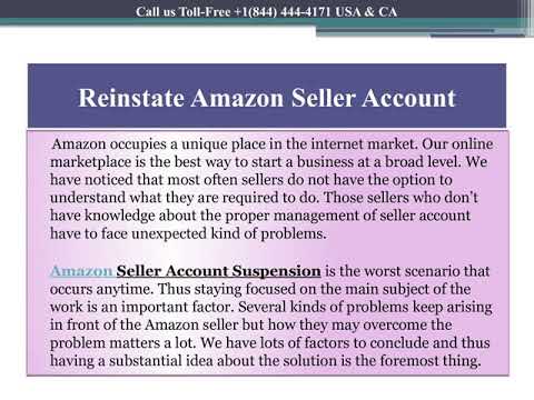 Get Reinstated Your Amazon Selller Account