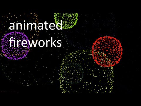 Fireworks animation