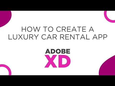 How to create a luxury car rental app in Adobe XD (Hindi tutorial)