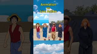 Luffy x Nami ANIMATION vs LIVE ACTION