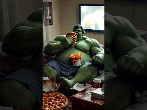 Superheros with supersized appetites 🍔🍰 #superheroes #ai #fatheroes #hungryheroes