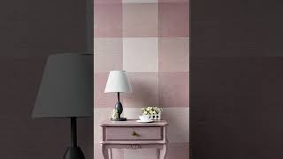 Pink Checker Wallpaper Vintage Home Wall Decor #wallpaperdecor #interiordesign