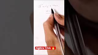 Algebraic expression.#shortrick #shortcutMath 🔥#shorts.