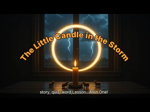 The Little Candle in the Storm/용감한 작은 촛불/#kidsstory, #childrensstory,#storytelling,#Englishlearning