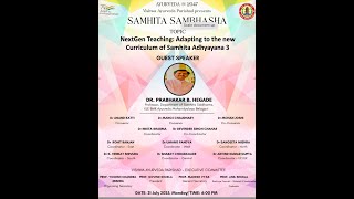 NextGen Teaching  Adapting to the new Curriculum of Samhita Adhyayana 3