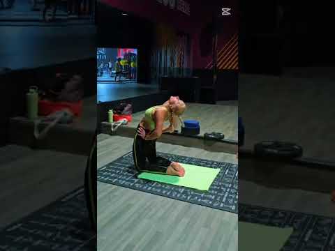 Yoga pose for thyroid health