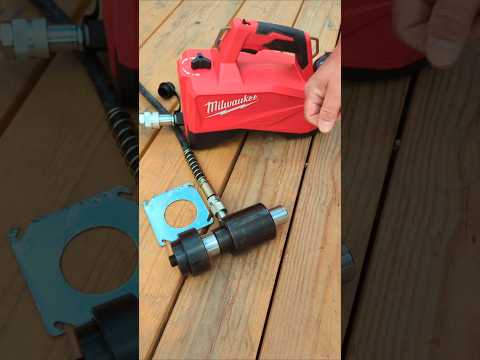 Knockin' 'Em Out, With The Brand New Milwaukee M18 Hydraulic Pump