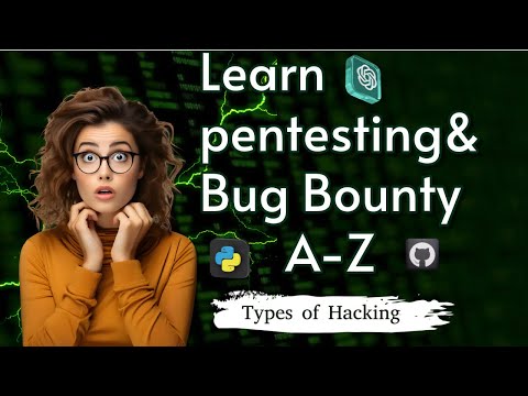 Types of hacking-Pen testing & Bug Bounty Hunting A-Z#cybersecurity #education