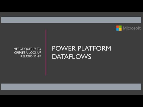Power Platform Dataflows | Merge Queries